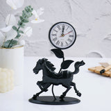 Wild Horse Figurine Clock
