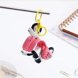 Pink Two Wheeler Keychain