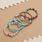 Evil Eye Multi Layer Bracelet Set