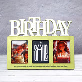 Birthday Quoted Wooden Photo Frame