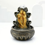 Radha Krishna Spiritual Fountain with LED Light