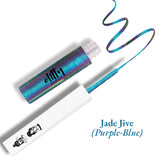 Elitty Purple-Blue Ombre Holographic Eyeliner - Jade Jive ( 4ml)