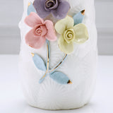 Vintage Style White Ceramic Vase