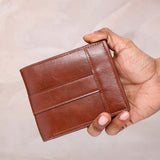 LuxeCraft Mens Brown Wallet