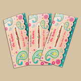 Wonderful Rakhi mailer with Roli chawal and Envelope Pack of 3