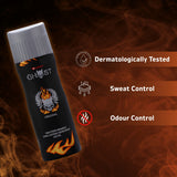 ARCHIES Ghost Black Deo Original Deodorant Spray  -  For Men & Women (200 ml)