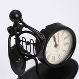French Horn Figurine Clock
