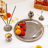Silver Pooja Thali Set