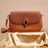 Archies Brown Luxe Diva Handbag with Adjustable Straps