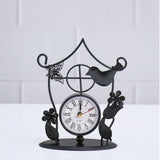 Birds Paradise Figurine Clock