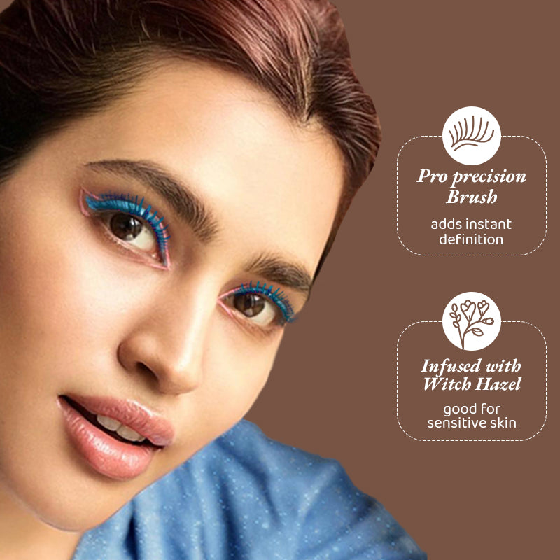 Elitty Teal Pop Colored Lush Lashes Mascara - Delulu - 5 gm