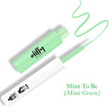 Elitty Mint Green Matte Pop Coloured Eyeliner - Mint To Be (4ml)