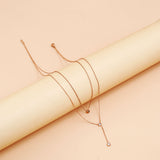 Regal Gold Drop Chain Pendant