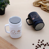 King and Queen Quoted Couple Mugs