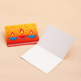 Pack Of 50 Light Up Diwali Seasons Greeting Card