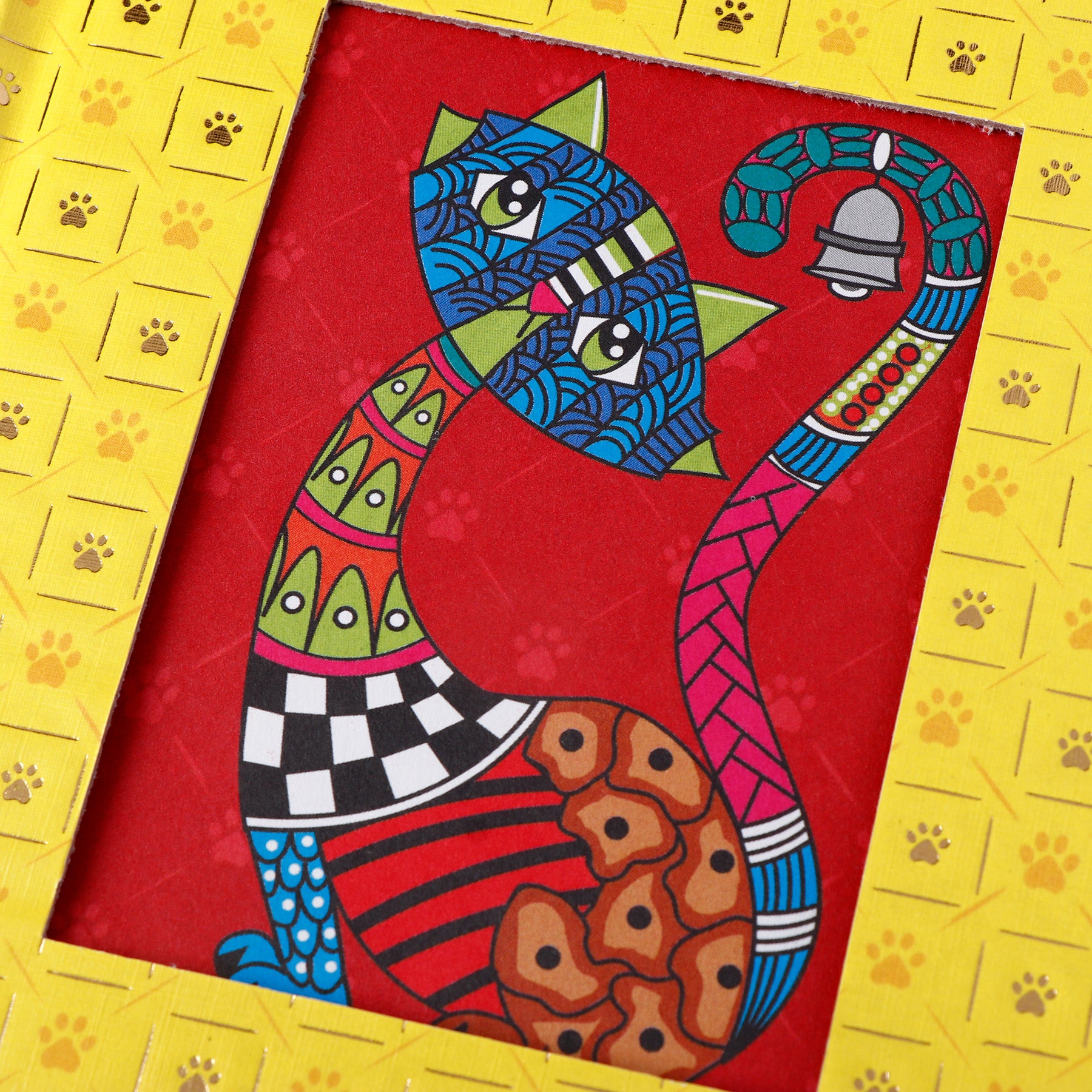 Desi Archies Cat Paw Themed Notebook