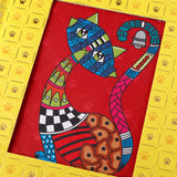 Desi Archies Cat Paw Themed Notebook