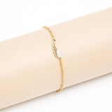 Statement Wings Golden Bracelet