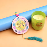 Best Sister In the World Wind Chime with Scented Candle