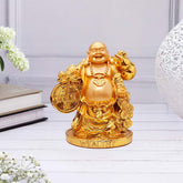 Prosperous Golden Laughing Buddha