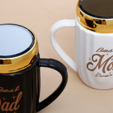 Best Mom and Best Dad Quoted Couple Mugs
