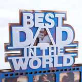 Best Dad Quoted Wooden Photo Frame