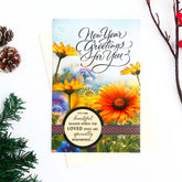 New Year Greetings Card with Envelope