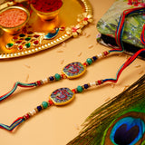 Traditional OM Rakhi Pack of 2