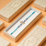 Aesthetic Peacock Themed Rakhi