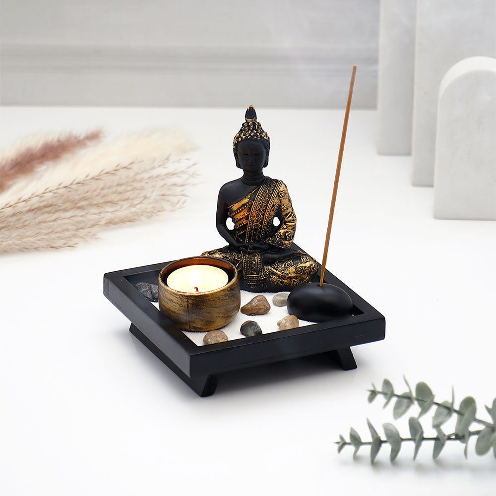 Golden Budda Incense Stick Holder