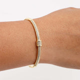 Statement Square Golden Bracelet