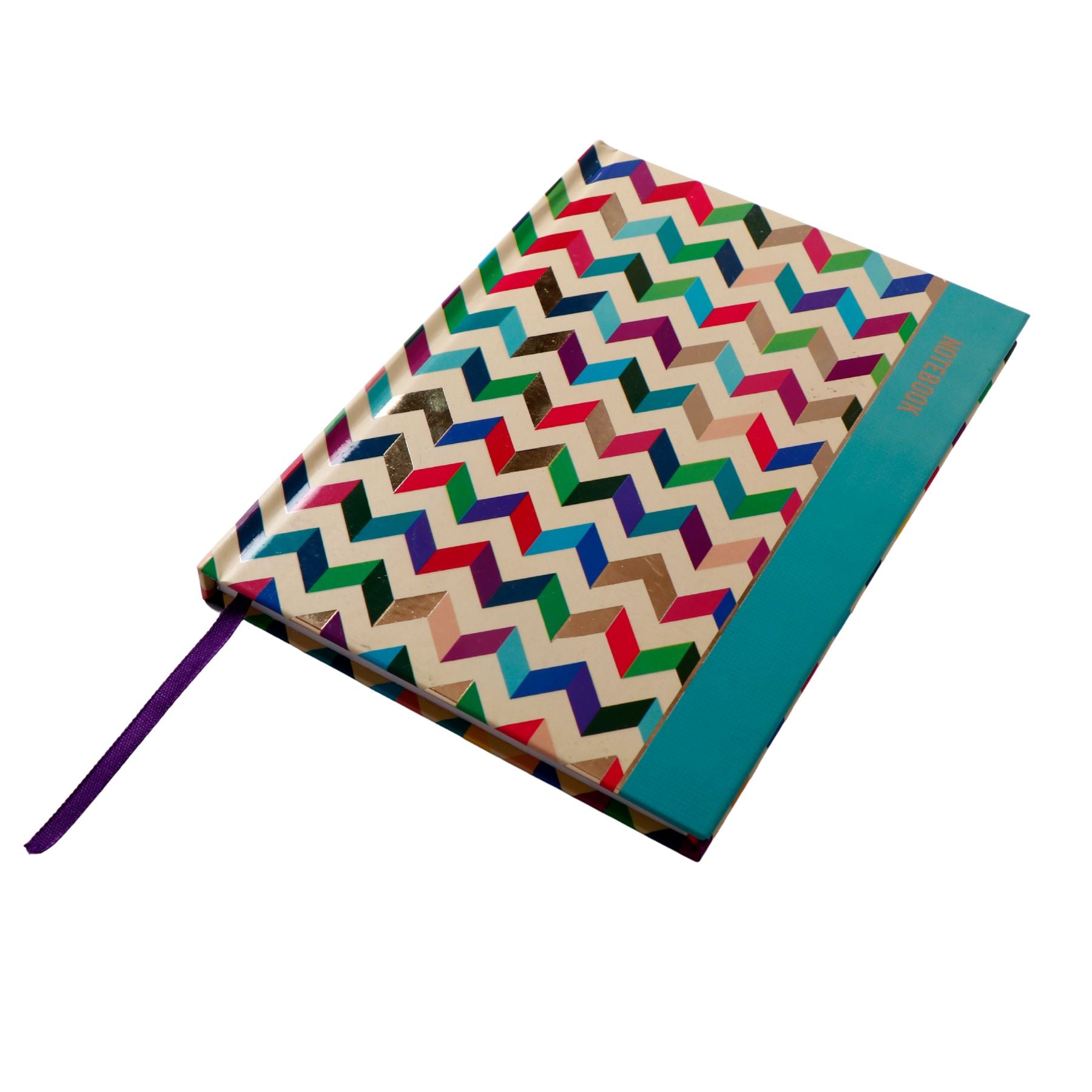 Zig Zag Printed Colourful Notebook