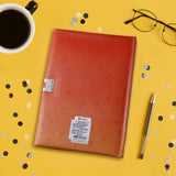 Apple Theme Googli Eyes Lock Notebook