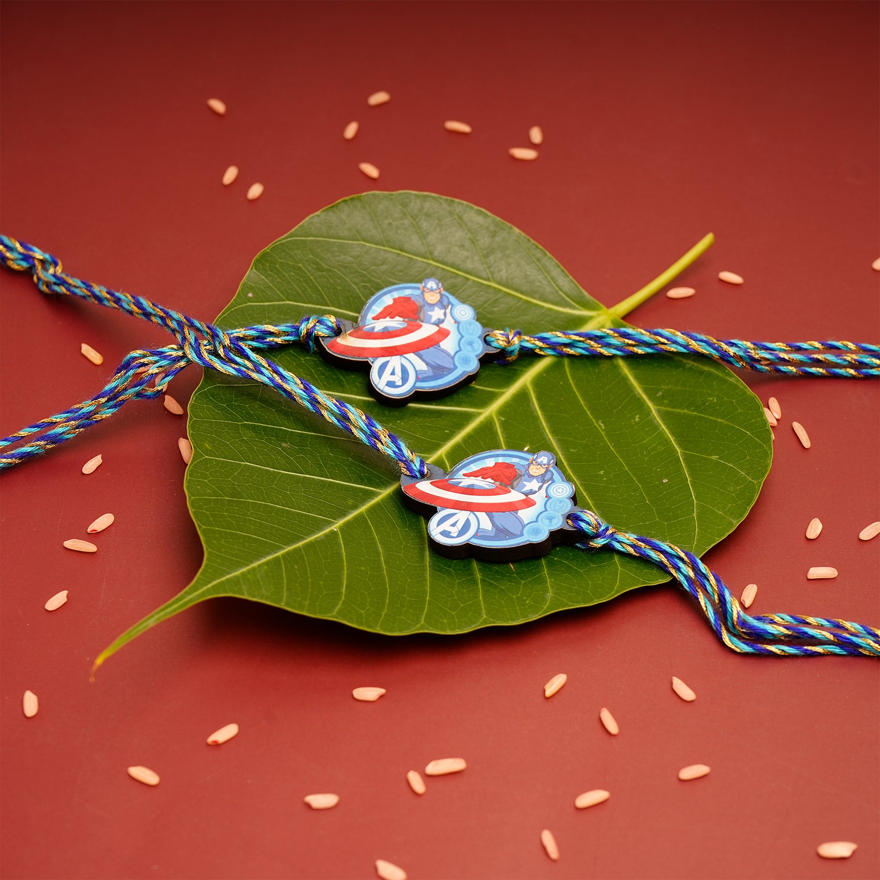 Captain America Kids Rakhi Pack of 2