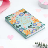 Green Floral Pattern Notebook