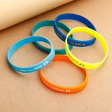 Multi Coloured Silicone Friendship Bands
