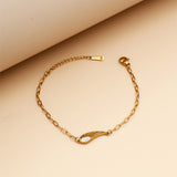 Statement Wings Golden Bracelet