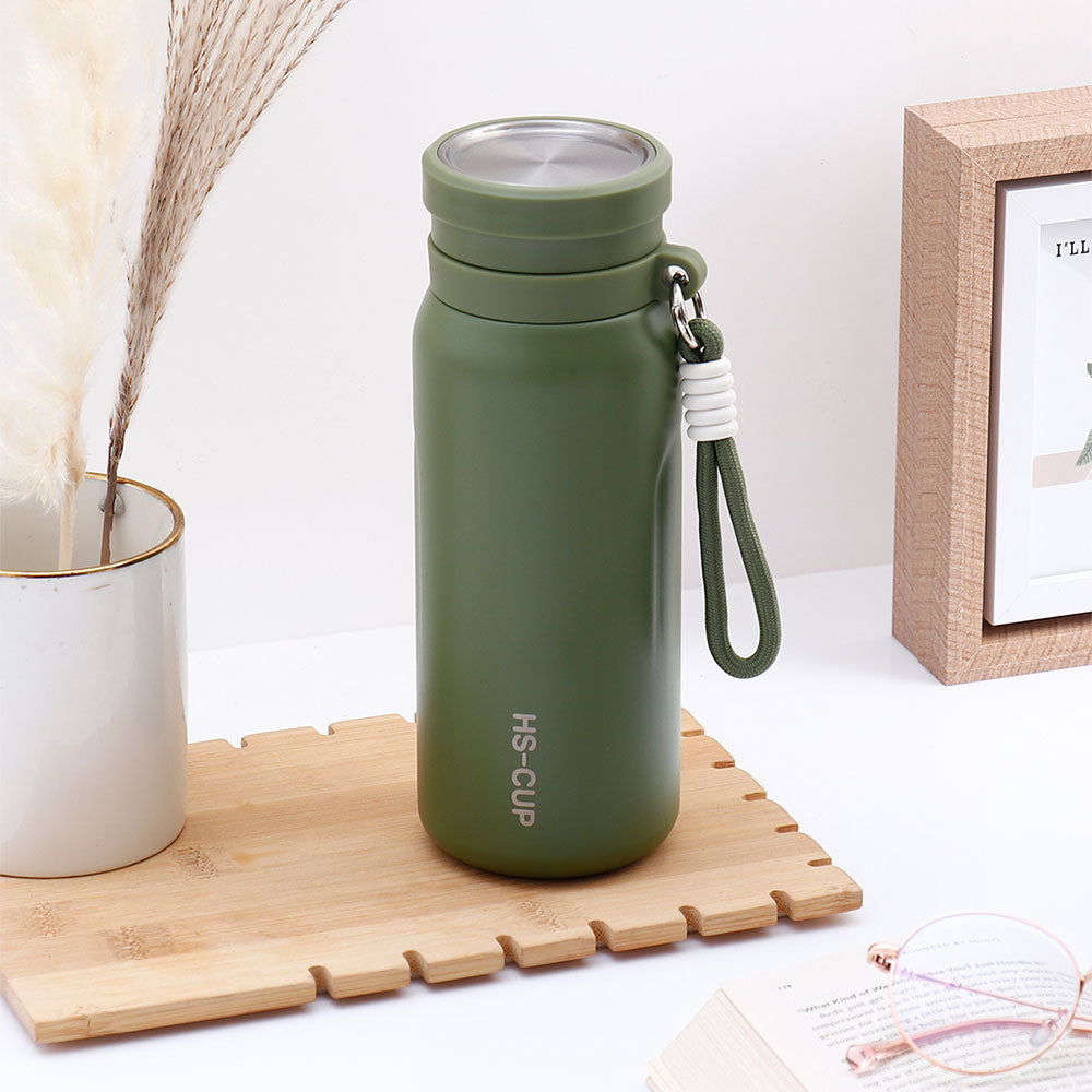 Green Steel Sipper Bottle