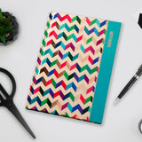 Zig Zag Printed Colourful Notebook