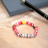 Pink Loop Fruit Bead Friendship Bracelet