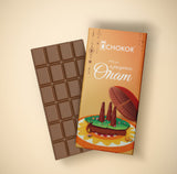 CHOKOR Happy Onam - Blueberry Flavoured Chocolate Bar