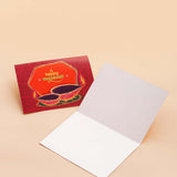 Pack Of 50 Shubh Deepavali Seasons Greeting Card