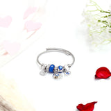 Evil Eye Charms Silver Bracelet