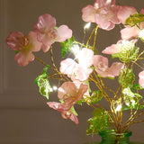 Pink and Golden Accents Cherry Blossom Vase