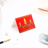 Diwali Wishes Seasons Greeting Card Pack Of 50