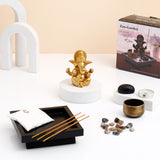Golden Ganesha Incense Stick Holder