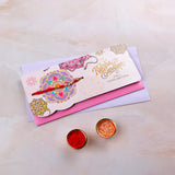 For Loving Brother Rakhi mailer with Roli chawal and Envelope Pack of 3