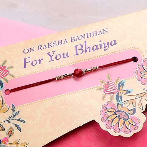 Sacred Rakhi mailer with Roli chawal and Envelope