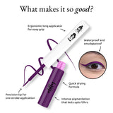 Elitty Purple Matte Pop Coloured Eyeliner - Sky Dance (4ml)