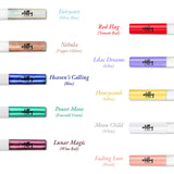 Elitty Maxi Pop Colour Liquid Eyeliner Combo | Matte Shades (Tomato Red, Lilac, Honeycomb, White, Peach ) , Metallic Shades (Blue, Emerald Green, Wine Red ) , Holographic Shade (Silver-Blue) & Glitter Shade (Copper) | | 1 ML Each